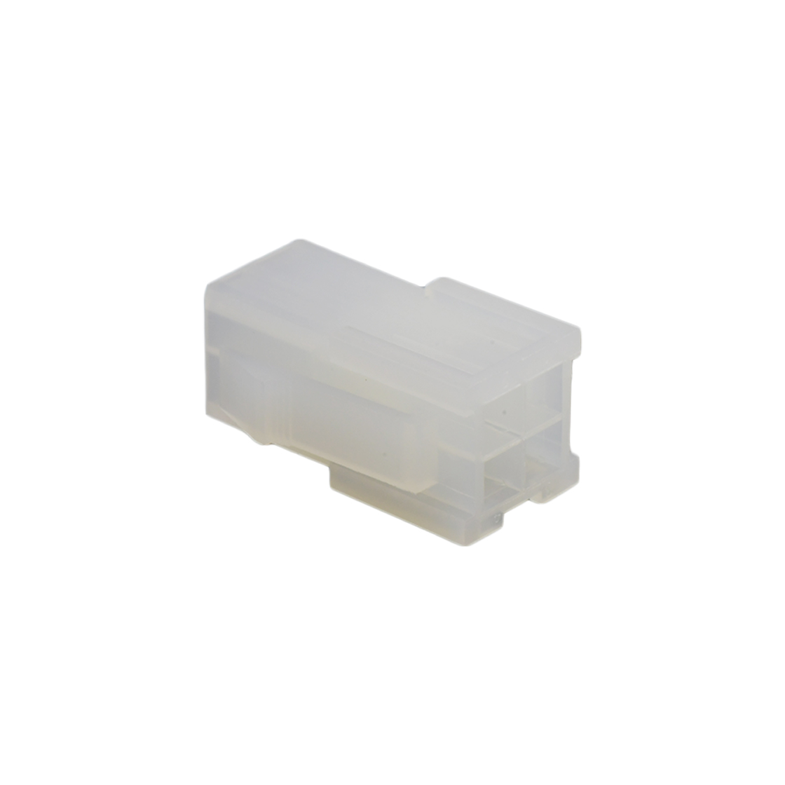 Pitch 4.2mm Female 双排 Housing 有耳 2X2Pin 本色
